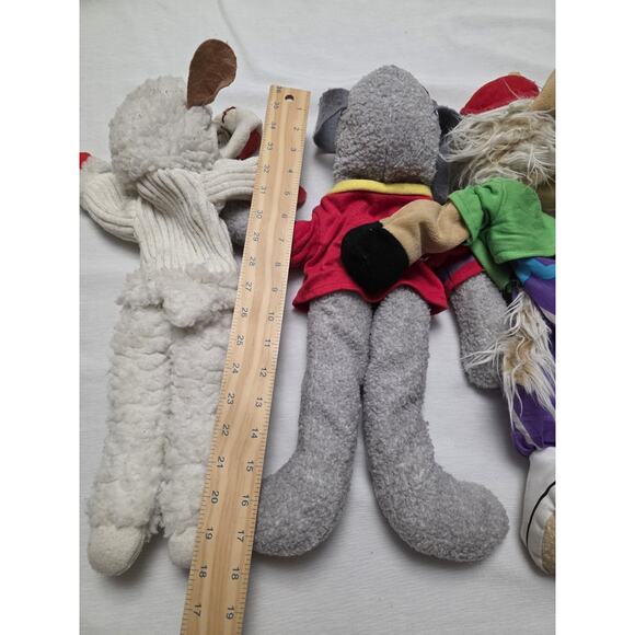 Vintage 1993 Lamb Chop, Charlie Horse & Hush Puppy Plush Puppet Trio Shari Lewis - Picture 8 of 8